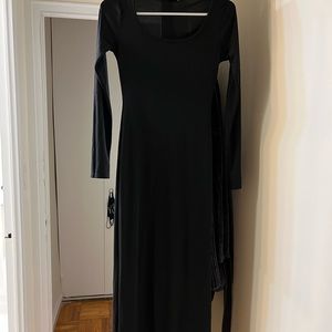 Nasty Gal ribbed maxi dress